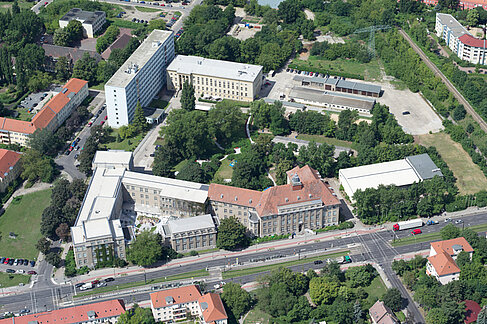 Luftbild vom Campus Treskowallee 